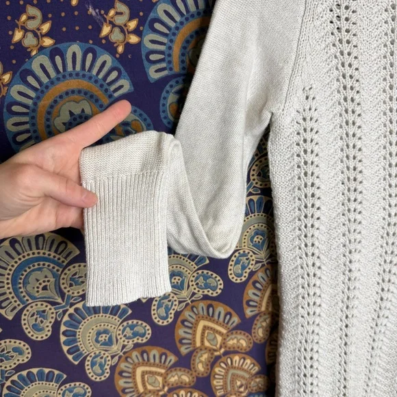 🦋5/20$🦋 cream Knit mock neck Sweater - Picture 6 of 10